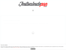 Tablet Screenshot of festivalesdepop.com